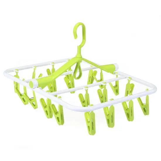 Buy Creative Plastic Foldable Clothes Hanger Airer 20