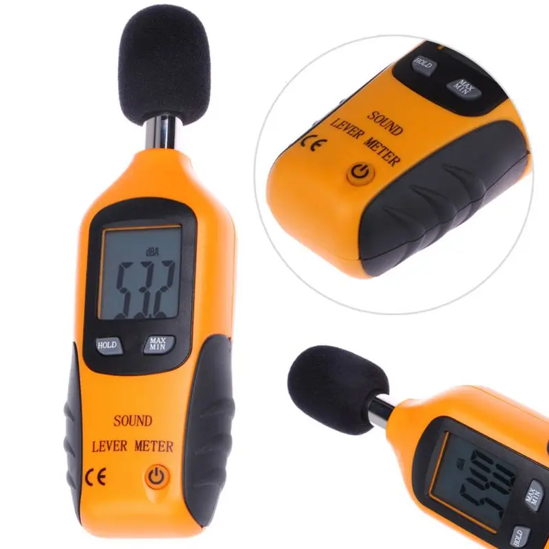 

LCD Digital Display Noise Tester Sound Pressure Level Meter Decibel Noise Measurement
