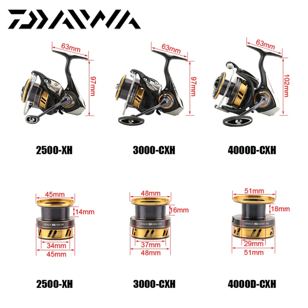 18 DAIWA LEGALIS LT 1000DXH 2000DXH 2500XH 3000CXH 4000DCXH 5000DCXH спиннинговая Рыболовная катушка 5BB ZAION& DS5 светильник для тела