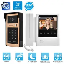 Smart Doorbell 4.3 Inch Color LCD Touch Button Video Door Phone Doorbell Intercom Entry System door bell waterproof no battery Smart Doorbell 4.3 Inch Color LCD Touch Button Video Door Phone Doorbell Intercom Entry System door bell waterproof no battery