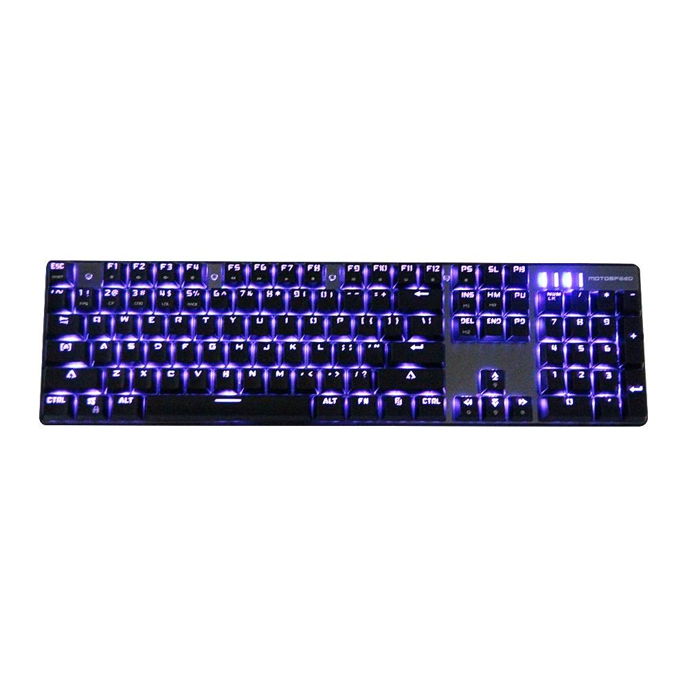 Оригинал MOTOSPEED inflictor CK104 NKRO RGB подсветкой Механическая игровая клавиатура outemu