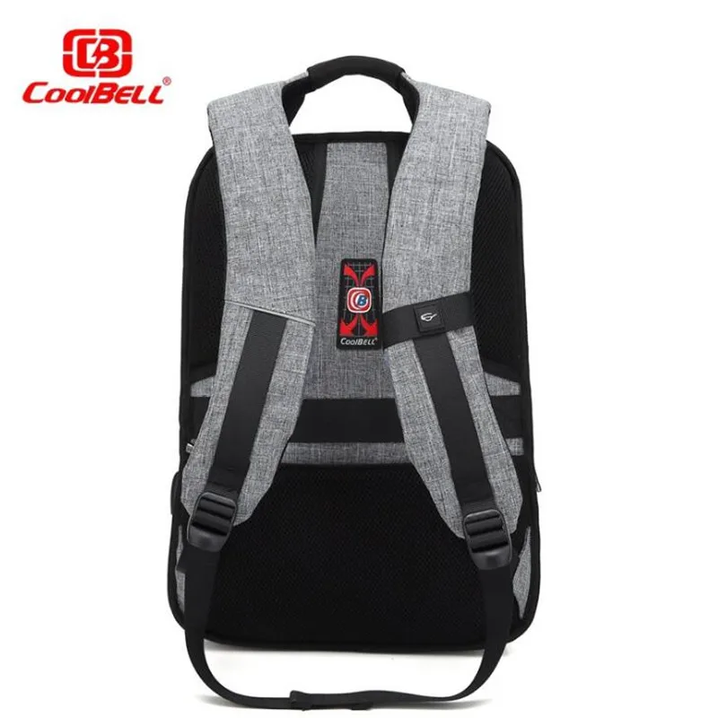 CoolBELL 15 6 дюймовый рюкзак для ноутбука сумка с usb портом зарядки