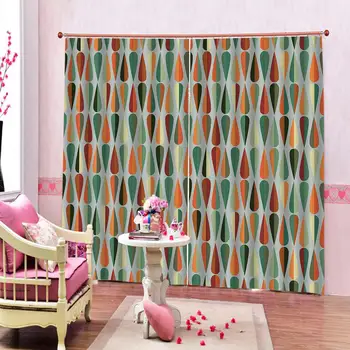 

Nature Art Print, Drapes Living room Bedroom Decor 2 Panels HooksWindow Curtains purple curtain