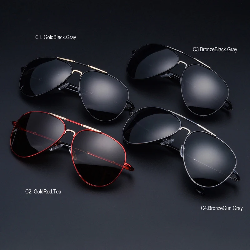 HBK 2019 Trend Aluminum Magnesium Men's Polarized Pilot Sunglasses Classical Oculos Male Eyewear-5