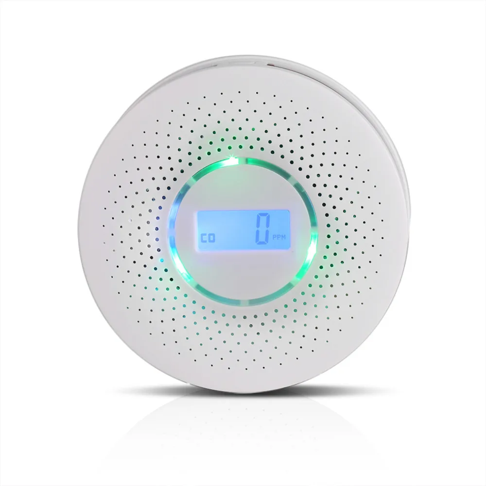 Carbon Monoxide Detector CO Smoke Combination Sound Alarm ...