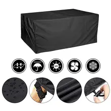 Водонепроницаемый открытый садовая мебель для патио Чехлы Дождь Снег Чехлы для дивана стол стул прочный Пыленепроницаемый Чехол страховочные пряжки