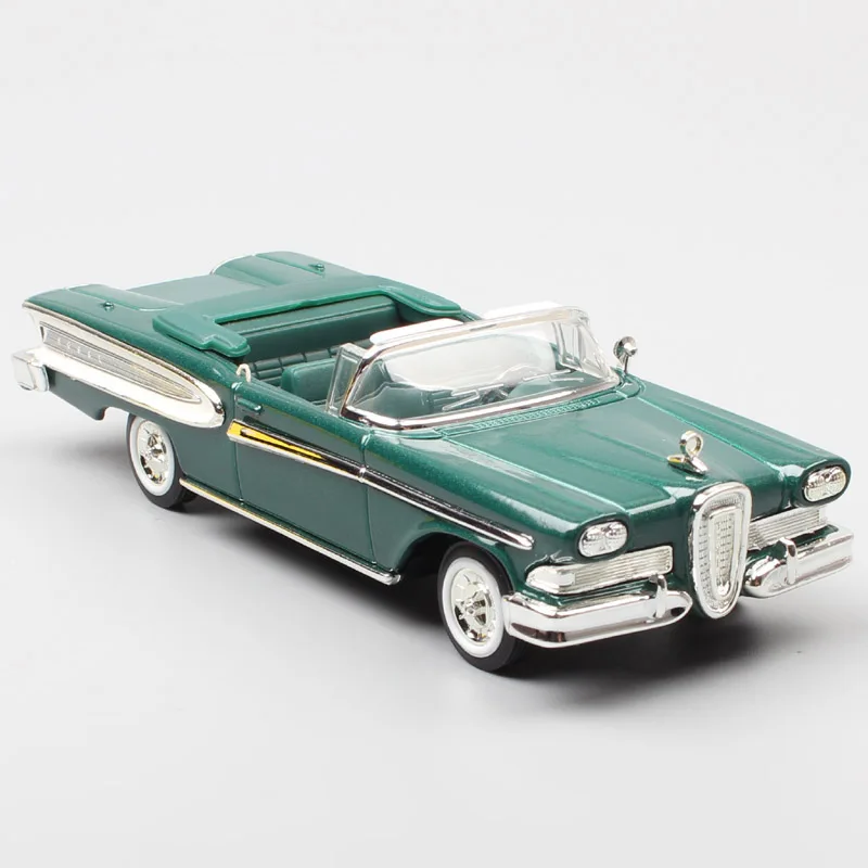 1/43 старое Ретро 1958 Ford Edsel цитирование конвертируемый маленький автомобиль масштаб литья под давлением и модели автомобилей сувенирные игрушечные машинки для детей мальчик