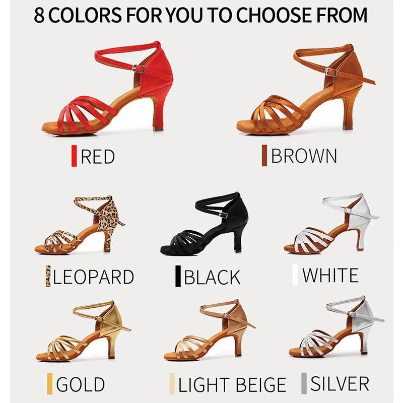 YHDS Selling Ballroom New Professional Latin Dance Shoes for Women/Girls/Ladies Tango Salsa High Heeled Indoor Dancing Satin/PU YHDS Selling Ballroom New Professional Latin Dance Shoes for Women/Girls/Ladies Tango Salsa High Heeled Indoor Dancing Satin/PU