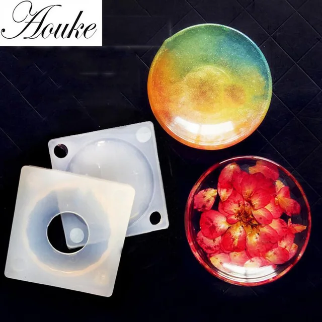 

2Pcs Epoxy UV Silicone Mold For Necklace Bracelet Earrings Hairpin Clay ,Fondant Cake Baking Decorating Tools , Handcraft