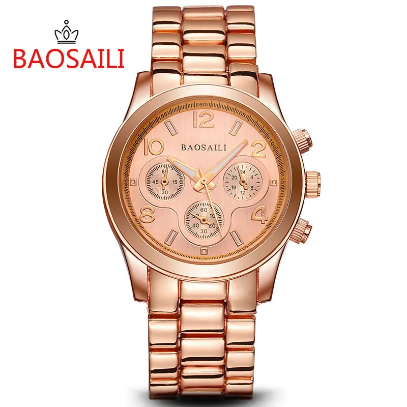 BSL914 New Women Brand Watch BAOSAILI Stainless Steel Back SL68 Quartz