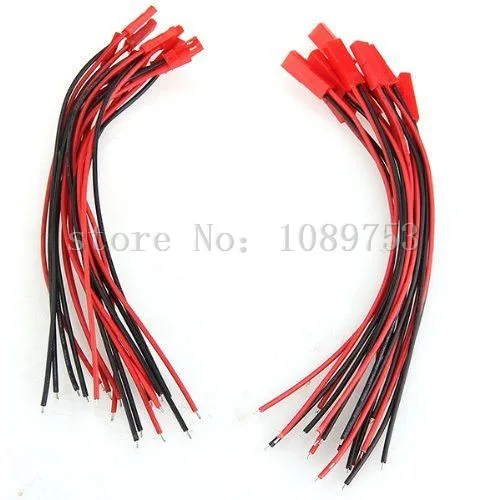 100pcs 18cm JST Female plug 22awg Silicone wire Conversion Cable