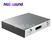 Белый алюминиевый ЦАП шасси аудио декодер корпус DIY Чехол Коробка W320* H62* D252mm