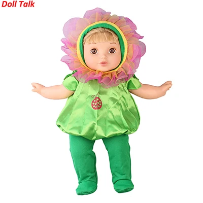Кукла Talk Doll Одежда для 43 см Детские куклы мультфильм костюм животного набор для 18 дюймов Reborn Baby Doll Beetle пальто для игрушек - Цвет: style2