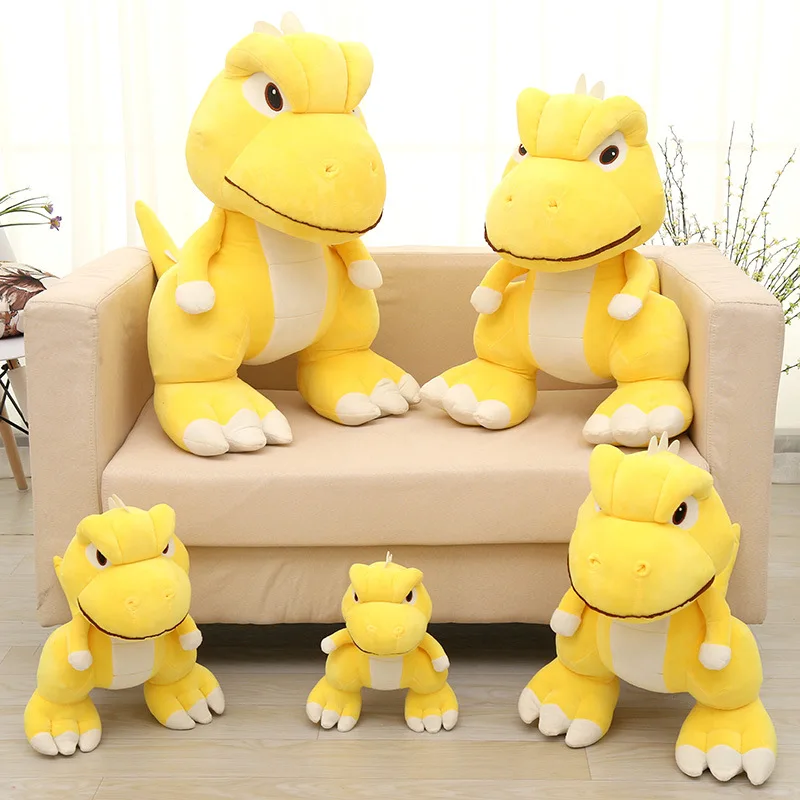 yellow t rex toy