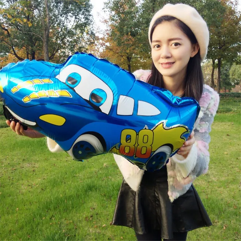 66*49 см Большой размер мультфильм автомобиль фольгированные шары надувные воздушные шары с гелием Свадебные украшения с днем рождения принадлежности воздушные шары