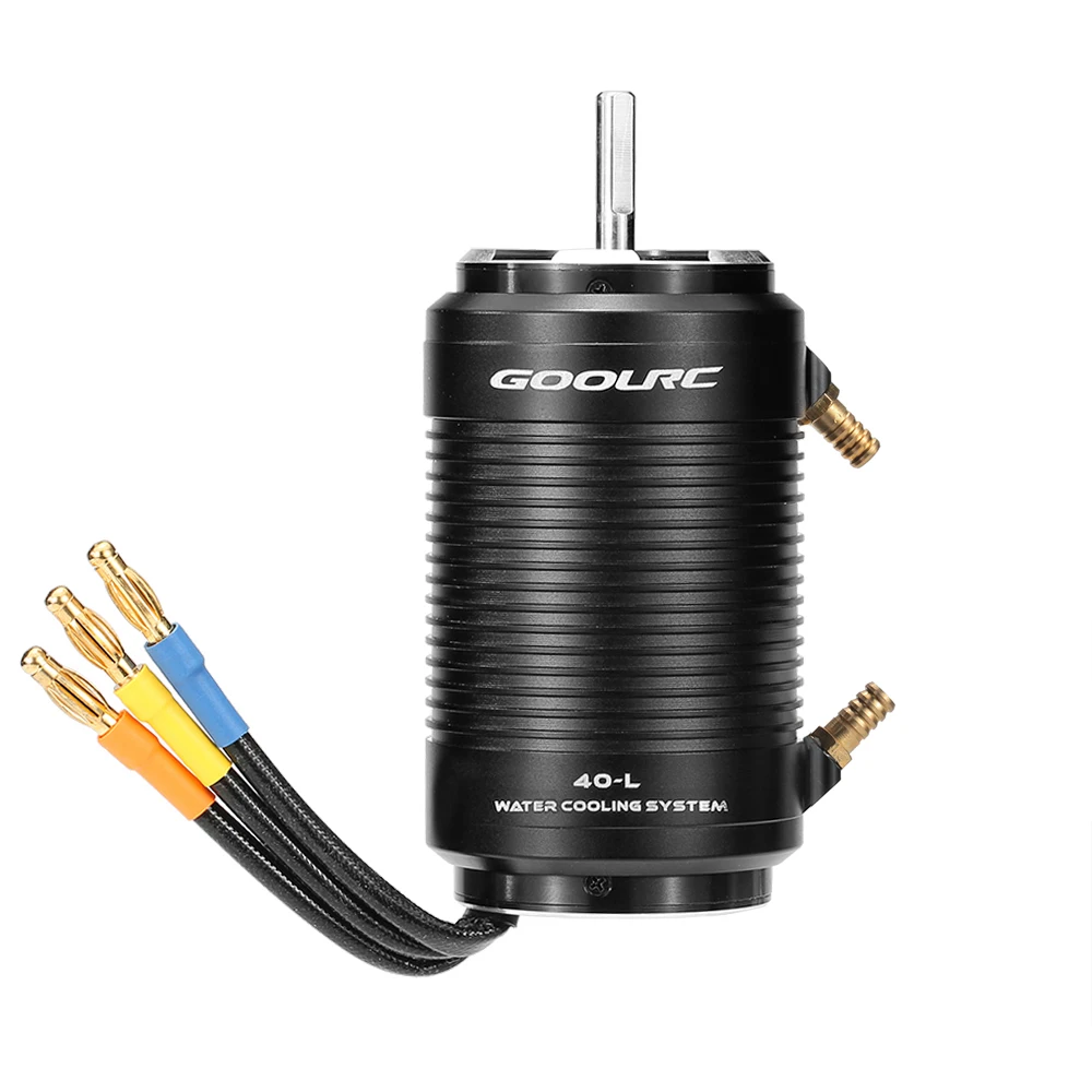 

Original GoolRC 4092 1250KV Brushless Motor and 40-L Water Cooling Jacket Combo Set for 1000mm (or Above) RC Boat Parts