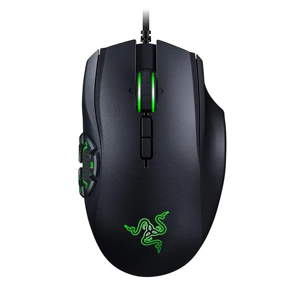 Original Razer Naga Hex V2 Wired Gaming Mouse With 7 Programmable Mechanical Thumb Buttons