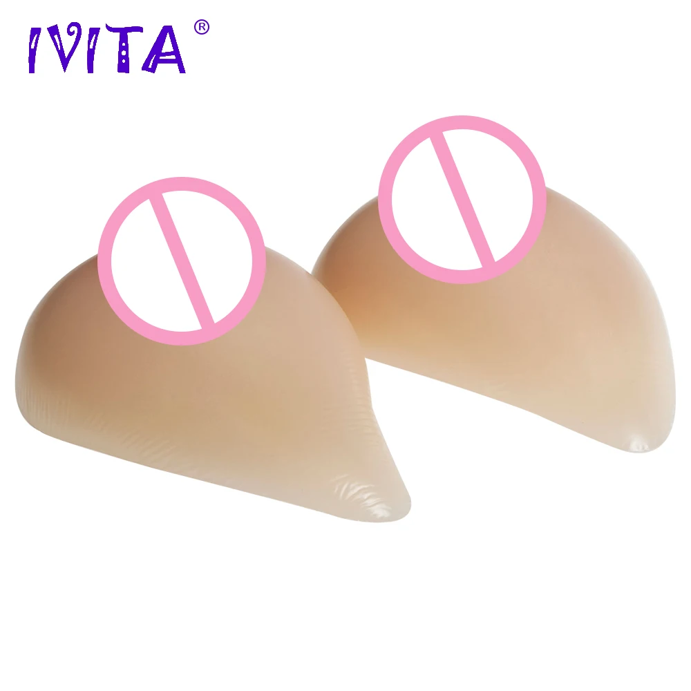 IVITA 600 г реалистичные силиконовые формы груди поддельные грудь для трансвеститов