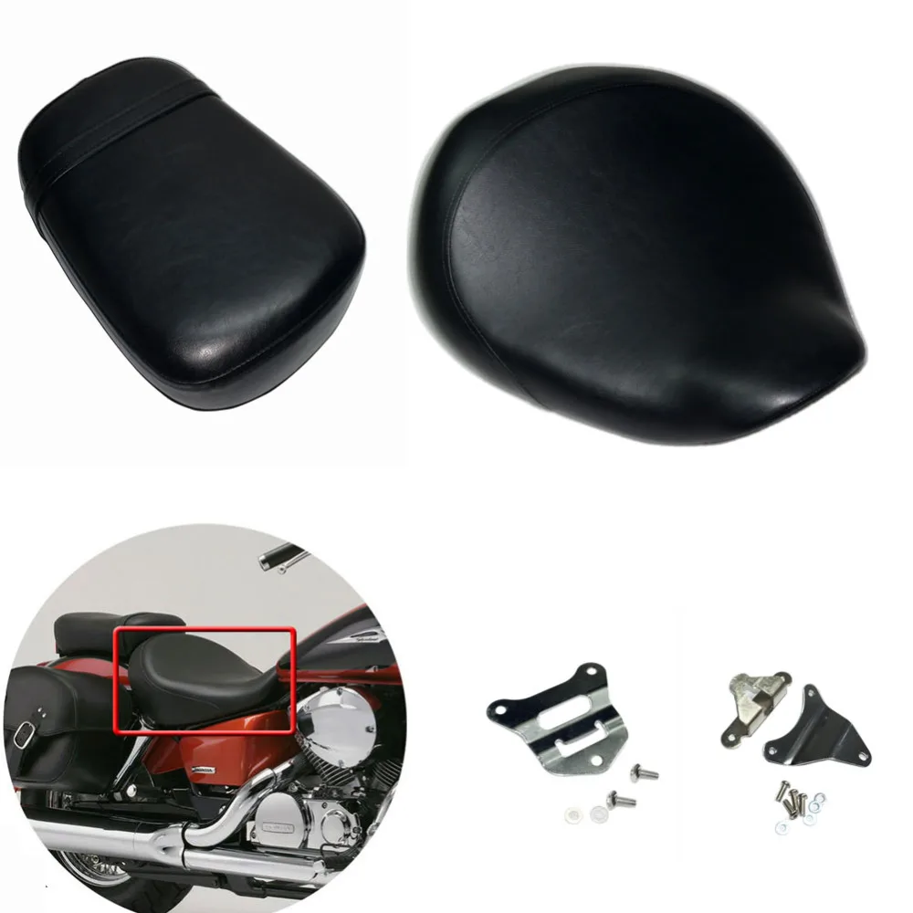 Кожаное седло для мотоцикла переднее сиденье гоночной Honda Shadow Spirit VT750 ACE VT750C 1998 2003