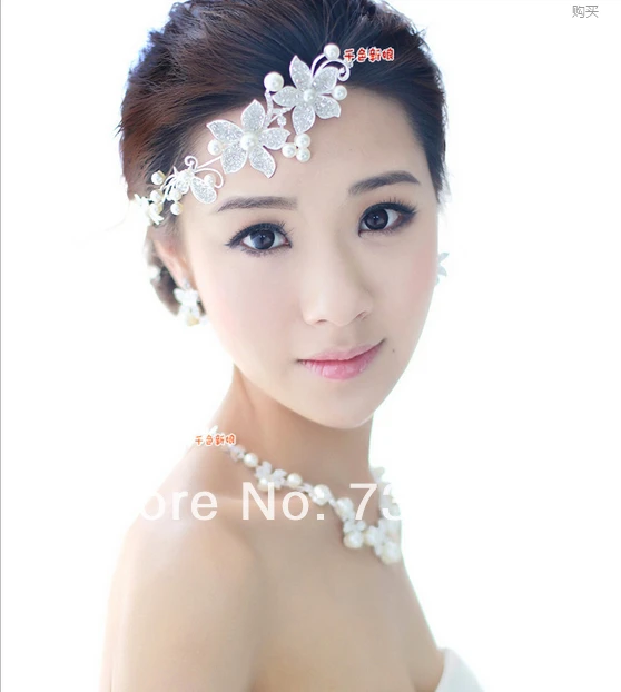 Wholesale Fashion Wedding Bridal Hair Jewelry Pearl Charming Bridal