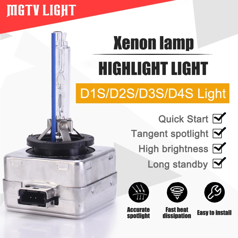 

Free shipping 100% Genuine Original 1 PCS OEM D1S HID xenon bulb lamp car headlight 4300K,5000K, 5500K ,66144,66144CBI color box
