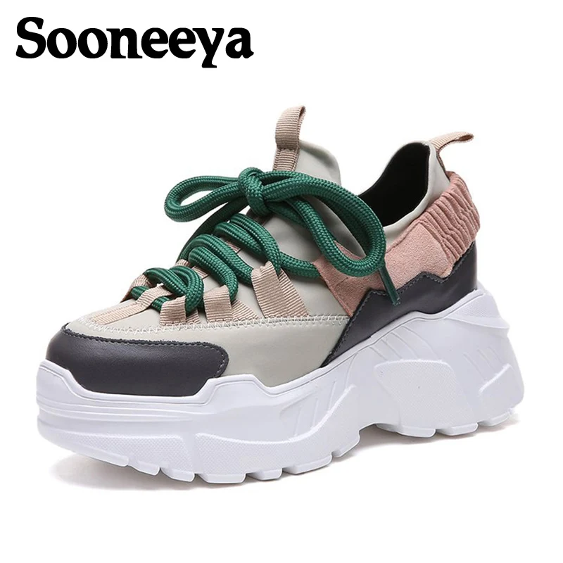

Sooneeya Height Increasing Women Casual Shoes Comfortable Platform Shoes Creepers Woman Sneakers Ladies Trainers Chaussure Femme
