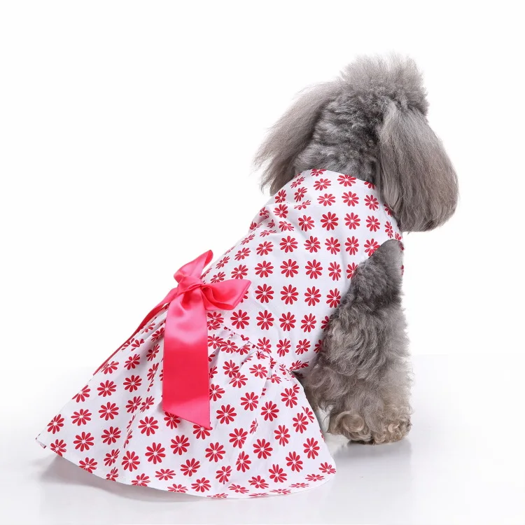 Весенние и летние для домашних животных собак Одежда и юбка для собак 2 шт. в упаковке