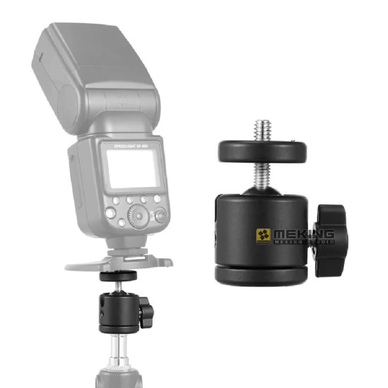 

Photo Studio mini ball head for camera/stand tripod ballhead with 1/4" to 3/8" adapter