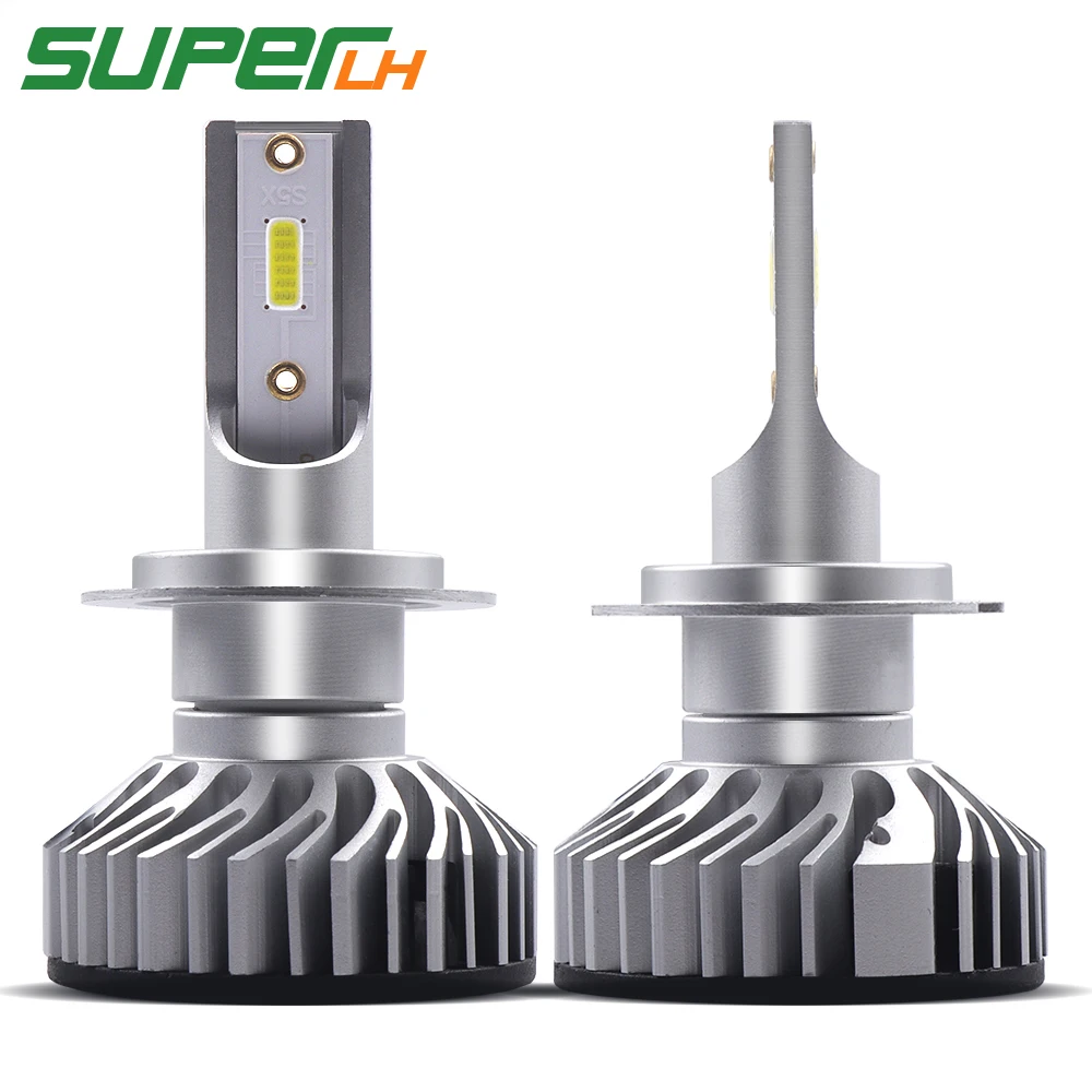 2pcs Mini 50W 10000LM Pair Car Headlight Bulbs Led H7 Headlights H4 Led H1 6000k H3