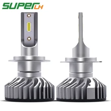 2pcs Mini 50W 10000LM Pair Car Headlight Bulbs Led H7 Headlights H4 Led H1 6000k H3