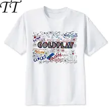 Coldplay футболка в стиле хип-хоп дизайн футболка классная модная мужская женская футболка Цвет M8010