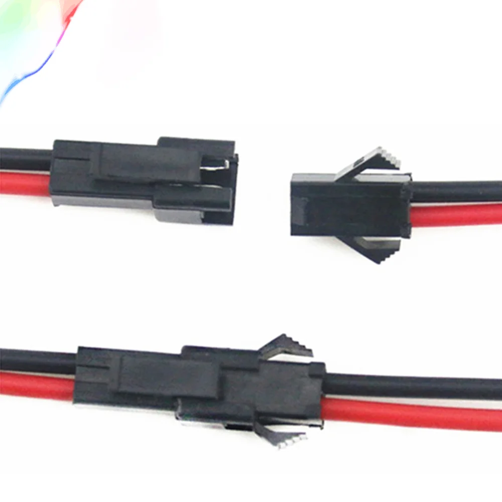

10Pairs 15cm Long JST SM 2Pins Plug Male to Female Wire Connector