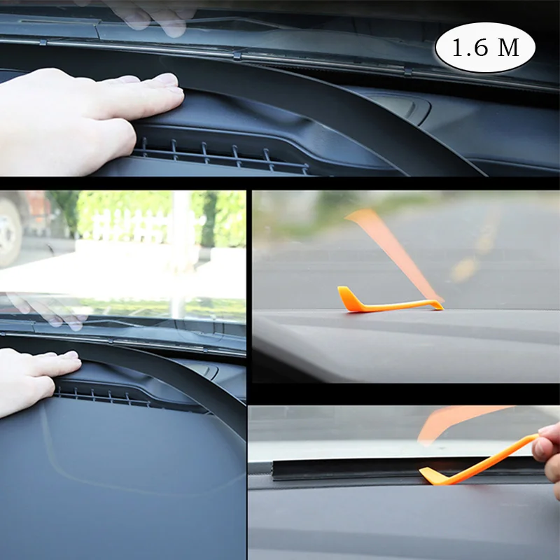 

Car Console Sealing Strip Sealing Tape Sound Insulation Noise Reduction Dustproof Car Front Windshield Insulation Tape CB007