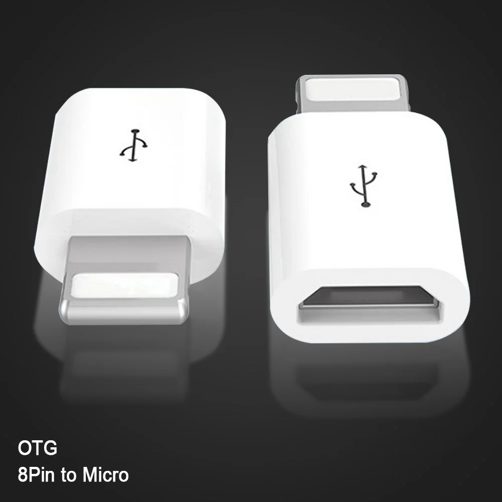 

Micro USB To Lighting Adapter Mini OTG Converter For iphone 5 6 7 8 X Plus XS MAX XR Fast Charging Data Transmission Connector