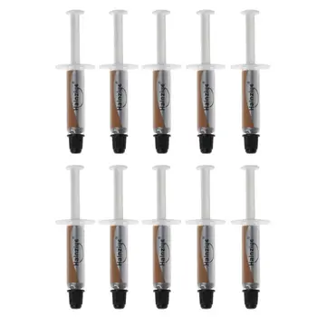 

10Pcs Thermal Grease Paste Compound CPU HeatSink Processor Heat Sink Cooling Silicone Thermal Paste