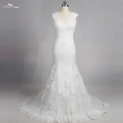 RSW1307 v-образный вырез без рукавов Vestidos De Renda