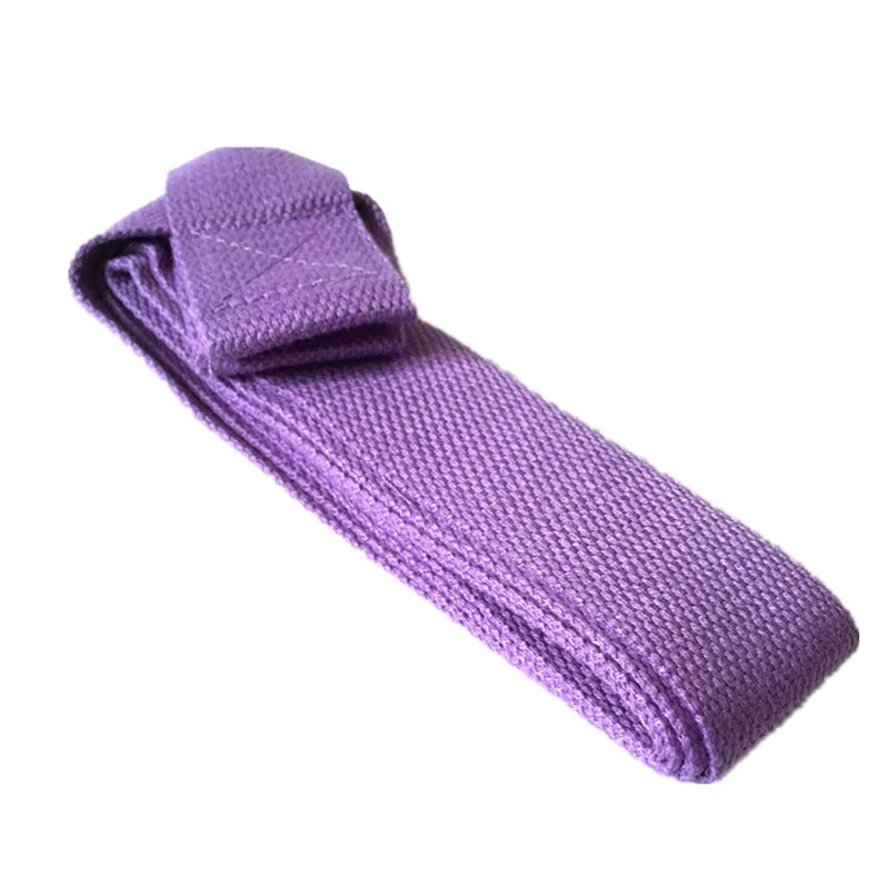 Коврик для йоги, ремень, слинг, плечевой ремень для переноски, ремень для йоги, колонна, регулируемый ремень, 160*3,7 см#2o08 - Цвет: Фиолетовый