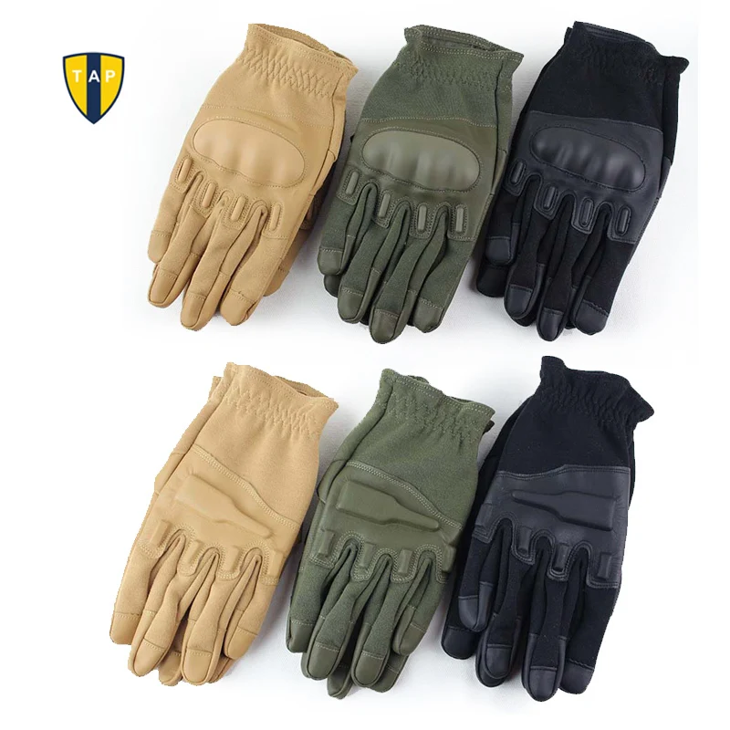 

Motor Ride Army Motorcycle Racing Gloves Tactical Shooting Airsoft Paintball Sports Military Full Finger Leather Gloves Men Luva