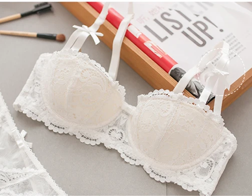 sexy mousse bra and panties sets lace embroidery underwear for