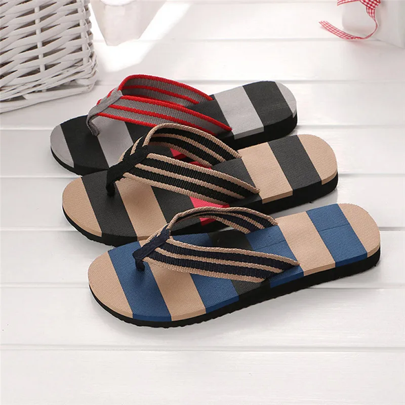 

Men Summer Shoes Mixed Colors Sandals Male Slipper Indoor Outdoor Flip Flops Beach Shoes Mans footwear terlik kapcie 40FE05