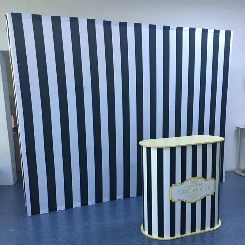 8ft 8ft Tension Fabric Display Pop Up Banner Stand And Promotion