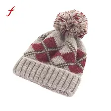 Feitong качество 1 шт. вязаные шапки женские зимние теплые шапки шапка женская вязаная Лыжная Шапка кепки с плетением капот Homme Gorro