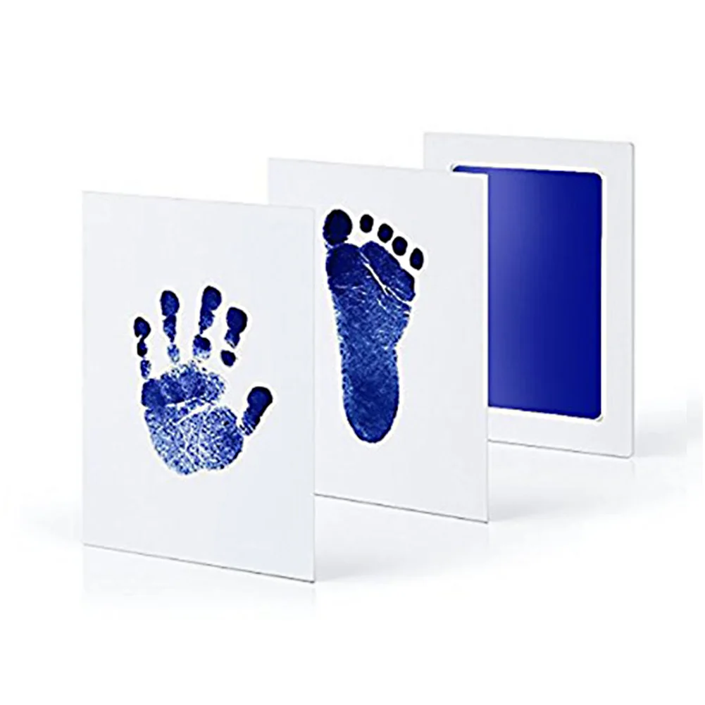 Ремесло с рамкой Handprint Up Ink Pad детский сувенир следа DIY штамп для росписи Подарки