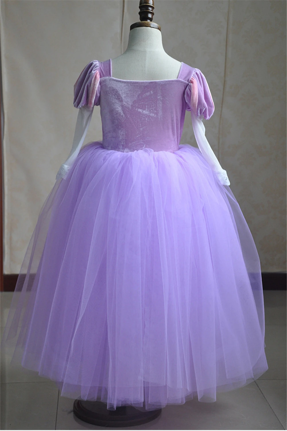 Vestido Princesa Sofia, Rapunzel Longo – Kelly Moda Kids