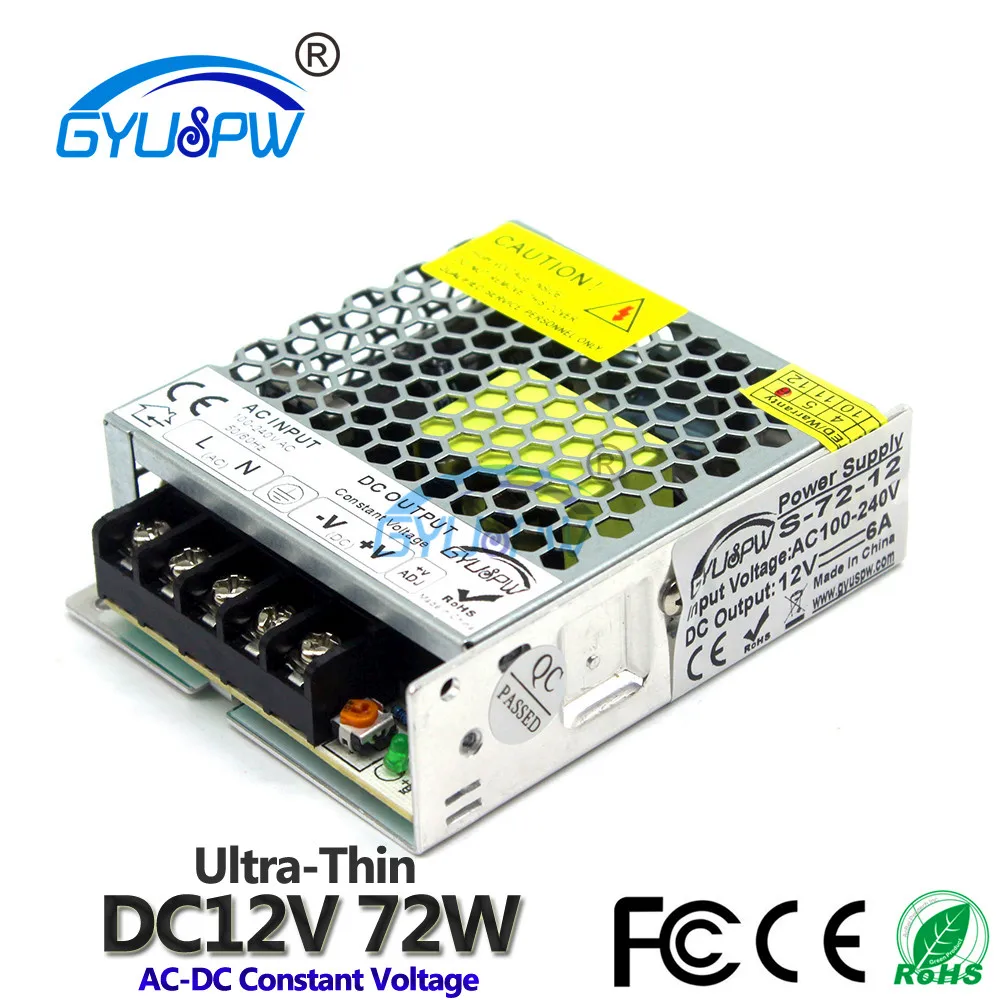 12V72W