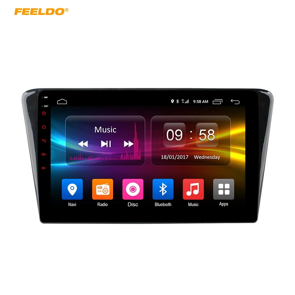 

FEELDO 9 inch Android 6.0 (64bit) 9" Octa Core DDR3 2G/32G/ FDD 4G Car DVD GPS Radio Head Unit For Peugeot 408 2014-2016