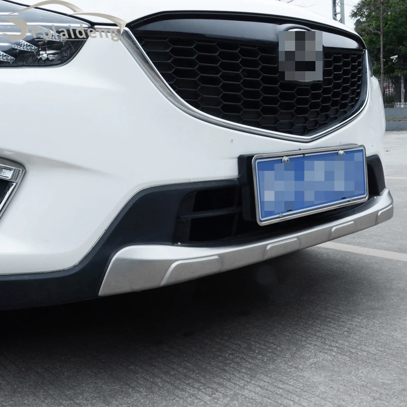 Для Mazda CX-5 CX5 2012 2013 нержавеющая сталь передний и задний бампер противоскользящая защитная пластина авто аксессуары