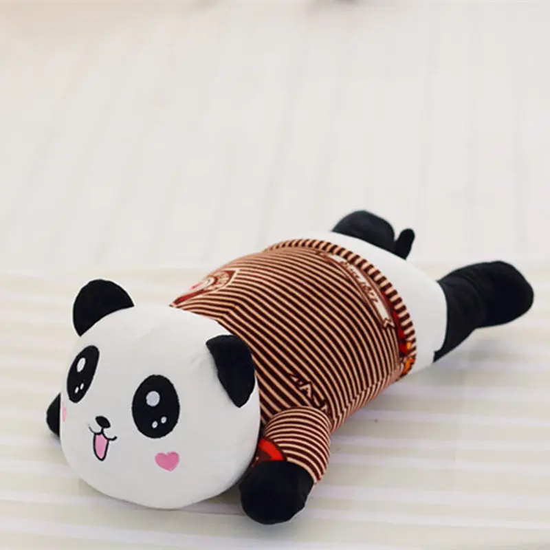 1 шт. 30 см Kawaii вниз хлопок панда плюшевая подушка игрушки Мягкая панда Подушка игрушка для девочек детские подарки