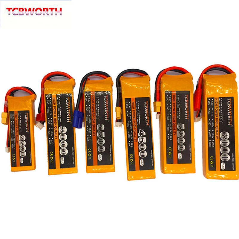 3S RC игрушки LiPo Батарея 11 1 V 1200 мА/ч 2800 3800 4200 4500 5200 25C 35C 60C для радиоуправляемый