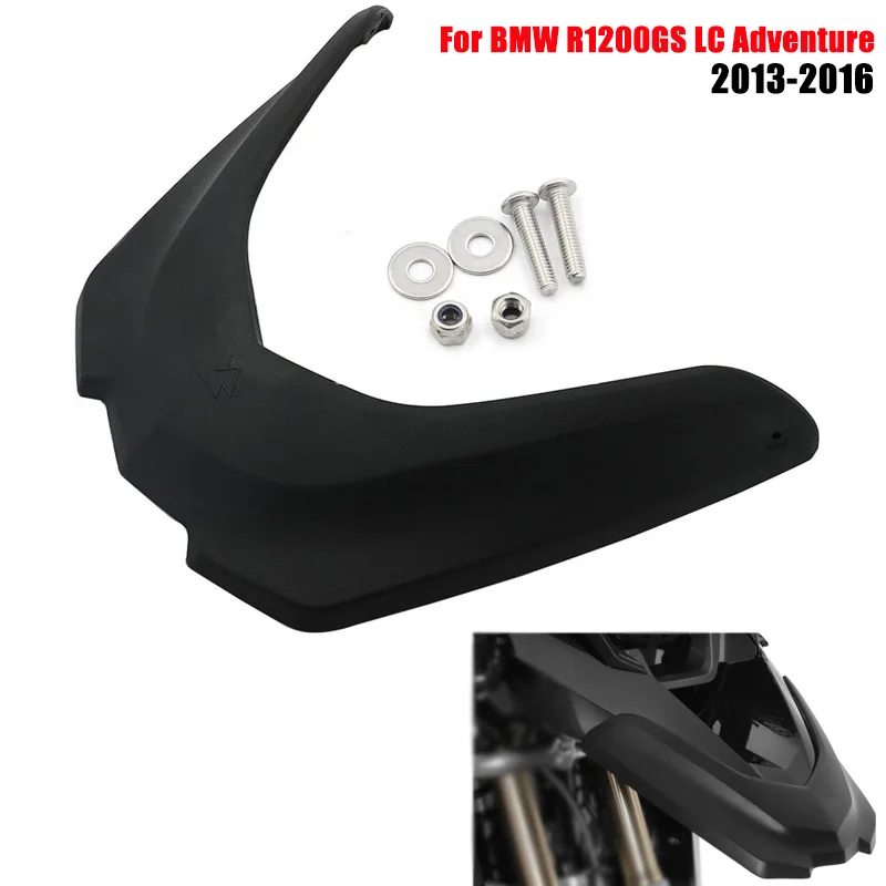 

For 2013 - 2016 BMW R1200GS LC Adventure Front Fender Beak Extension Wheel Cover Cowl Black Mudguard R 1200 GS LC Adv 2015 2014